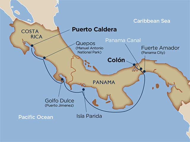 2024 Costa Rica & The Panama Canal – Puerto Caldera to Colon