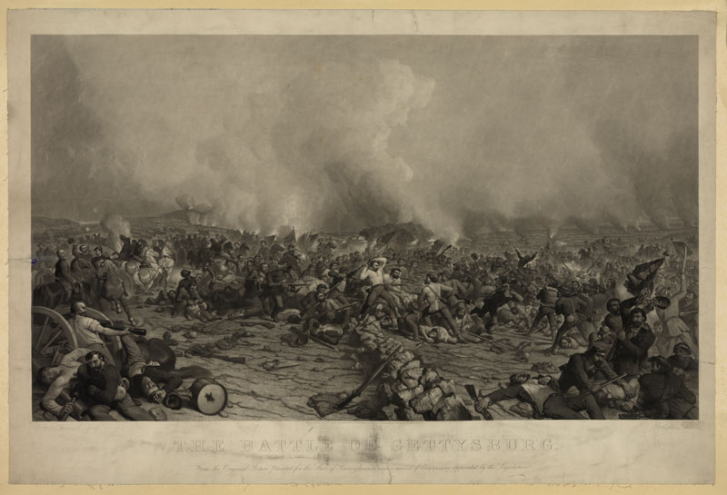 Battle at Gettysburg