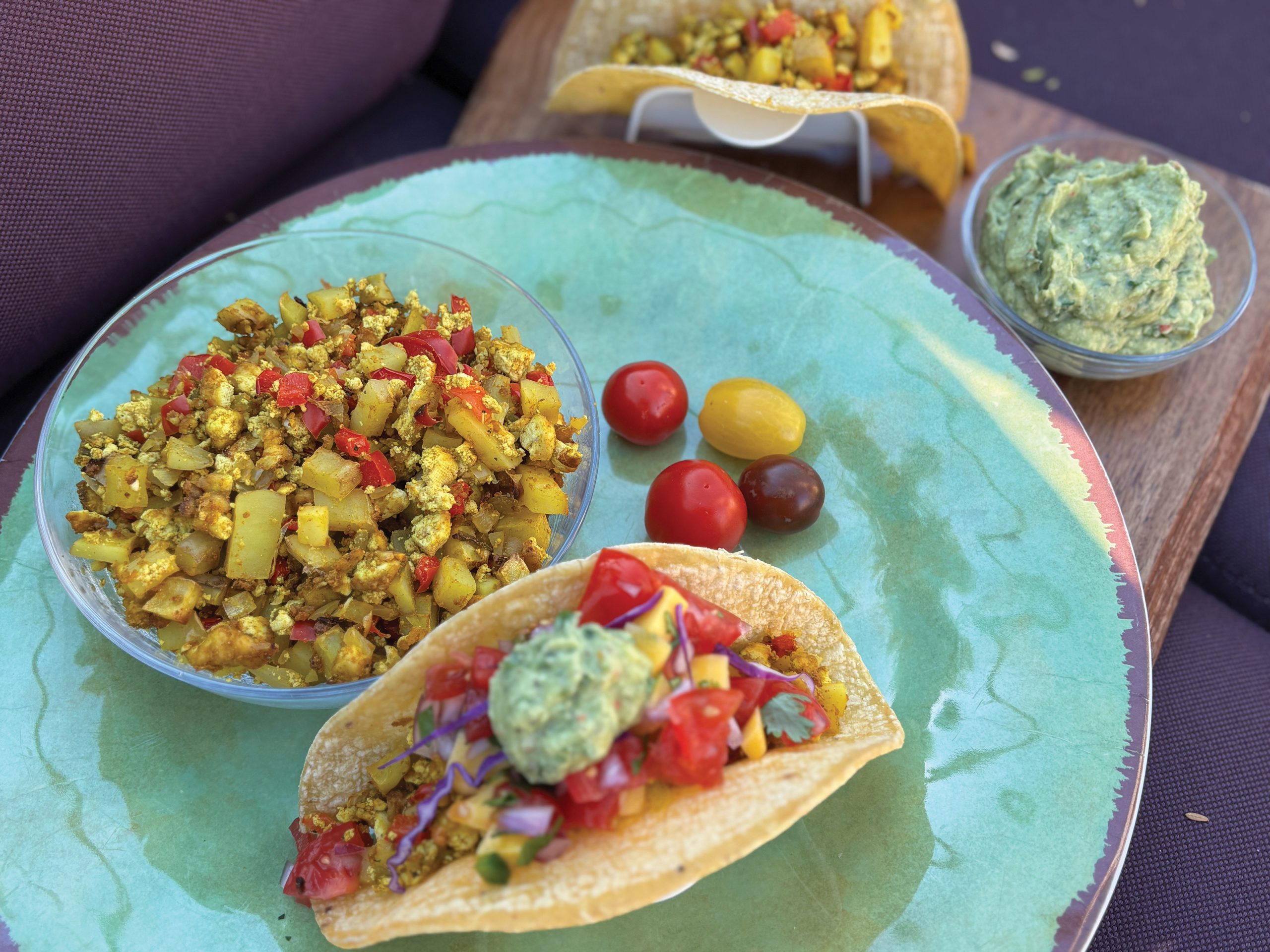 Tofu Scramble Breakfast Tacos