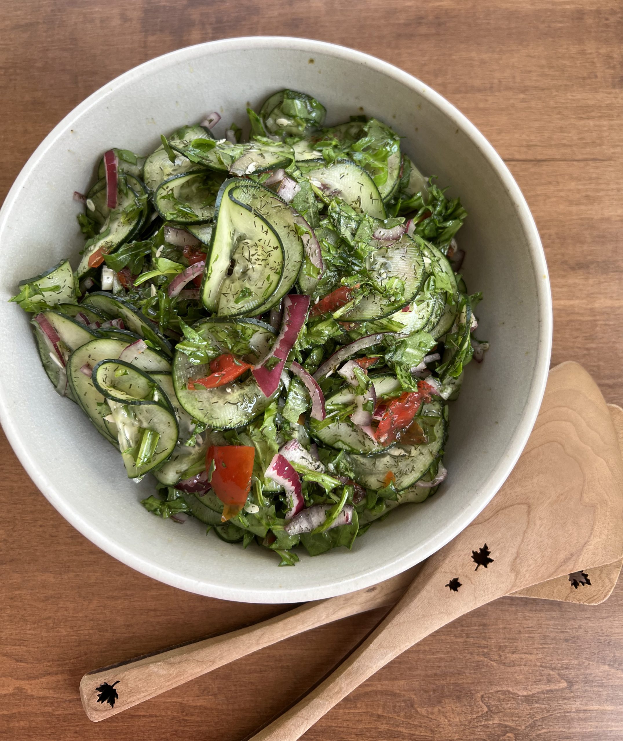 Simple & Refreshing Cucumber Salad