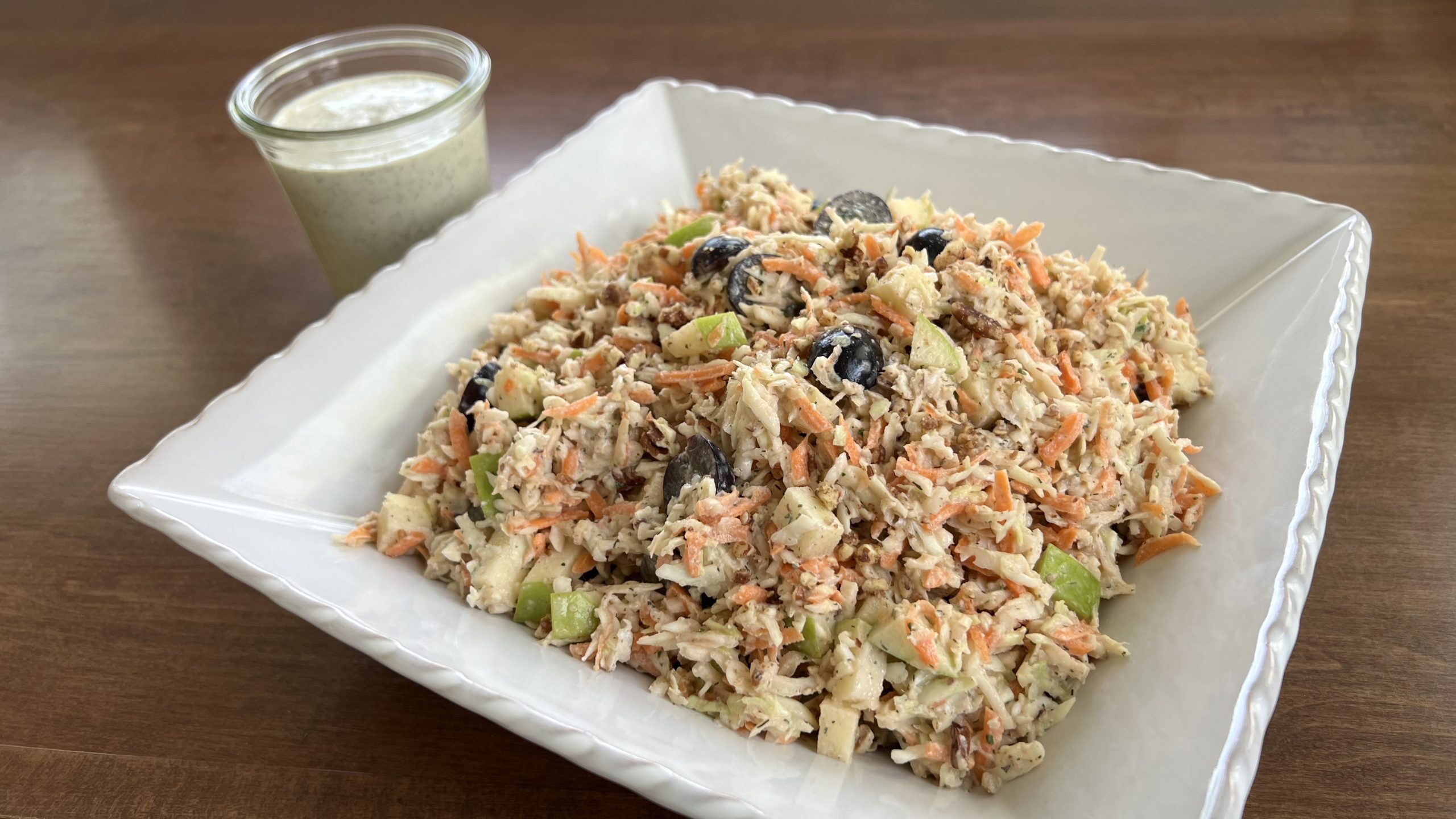 Crunchy Green Cabbage & Green Apple Salad