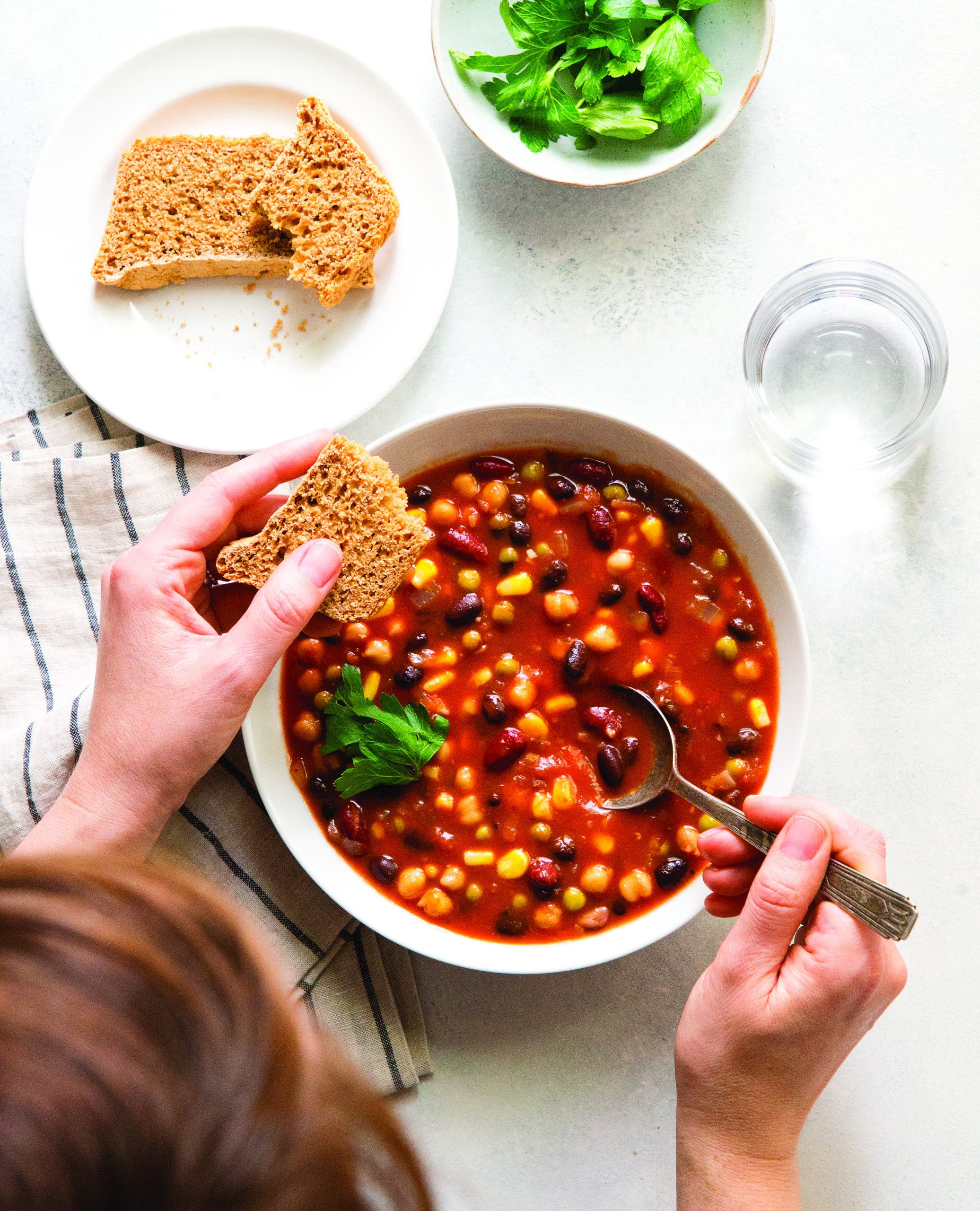 Quick Three-Bean Soup