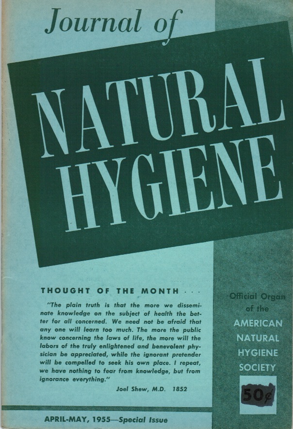 Journal of Natural Hygiene April-May 1955