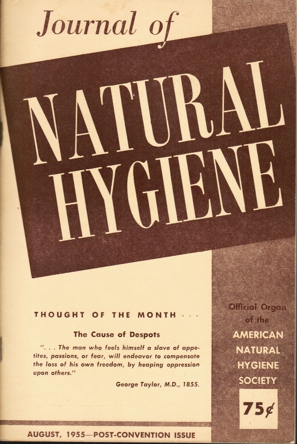 Journal of Natural Hygiene August 1955